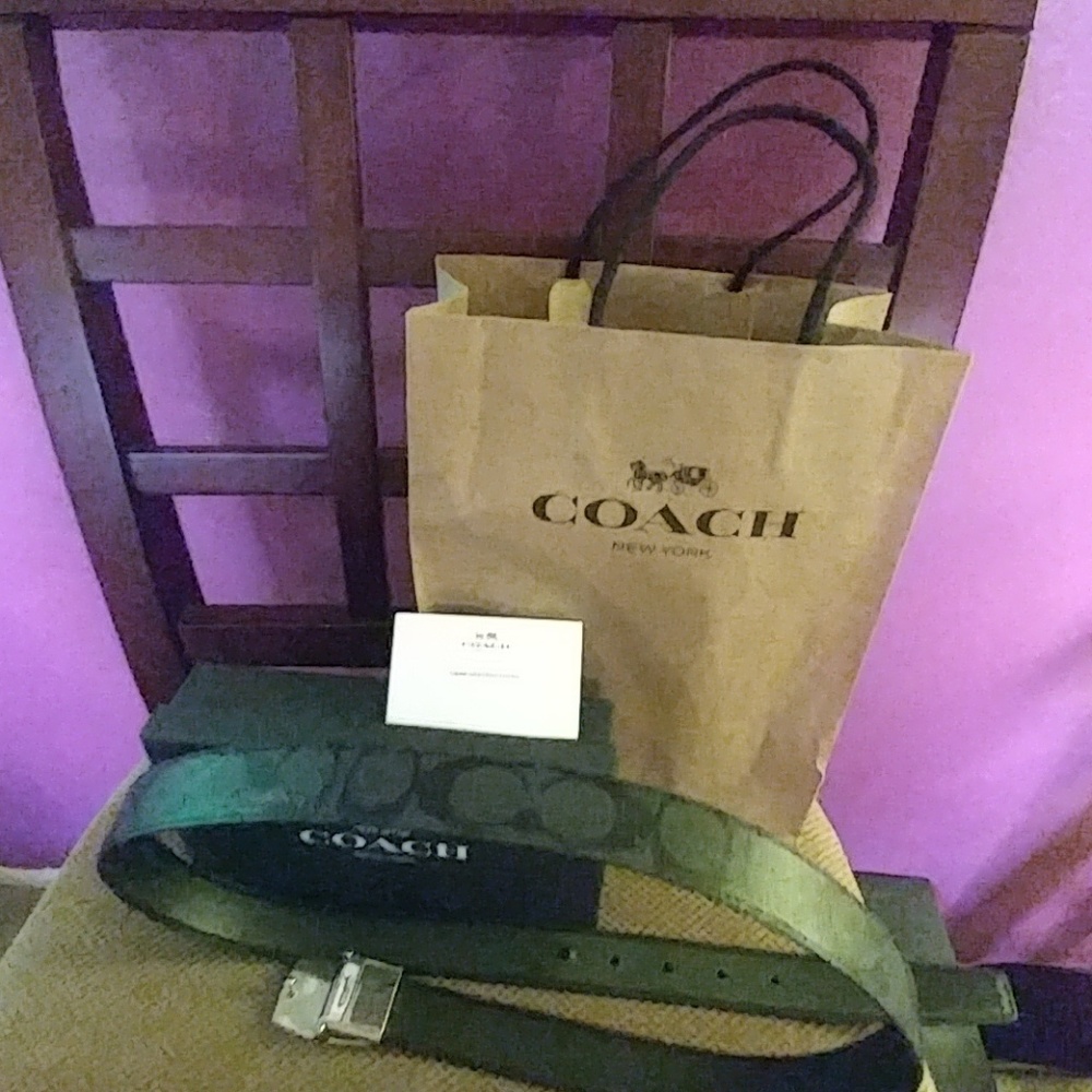 Men Coach belt